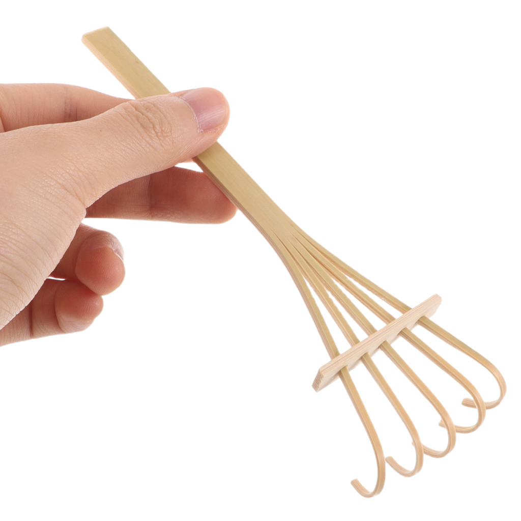 

4PCS Bamboo Zen Sand Garden Rake Kit Mini Stamp Tabletop Office Decor Relaxation Serene Atmosphere Creativity