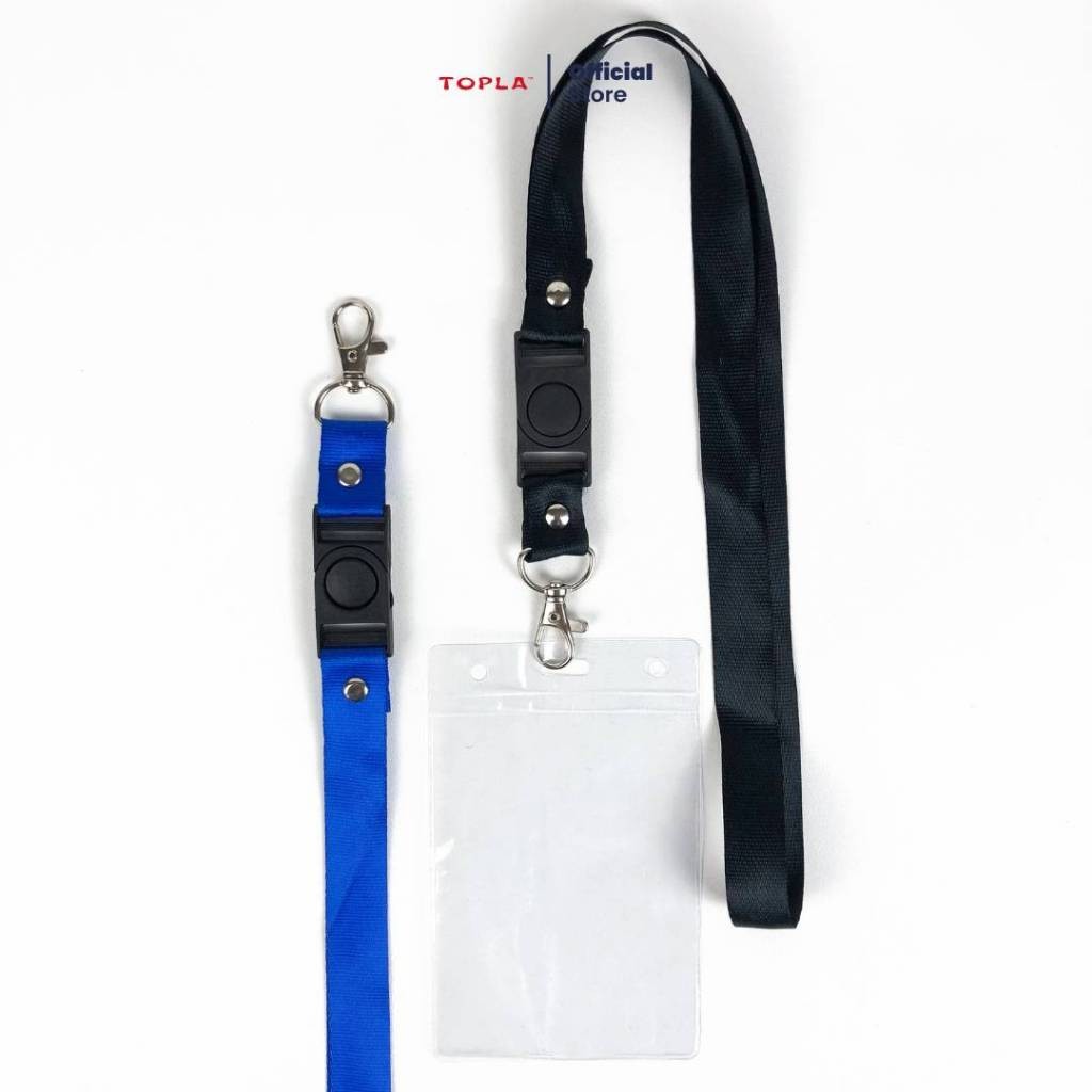 

Topla ID Card Mika + Tali CANTOL 2CM CLIP Tempat Kartu Tali Name Tag
