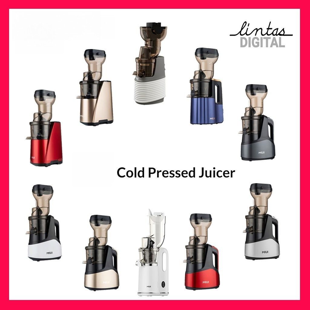 Lintas Slow Juicer Cold Press Pressed 43rpm