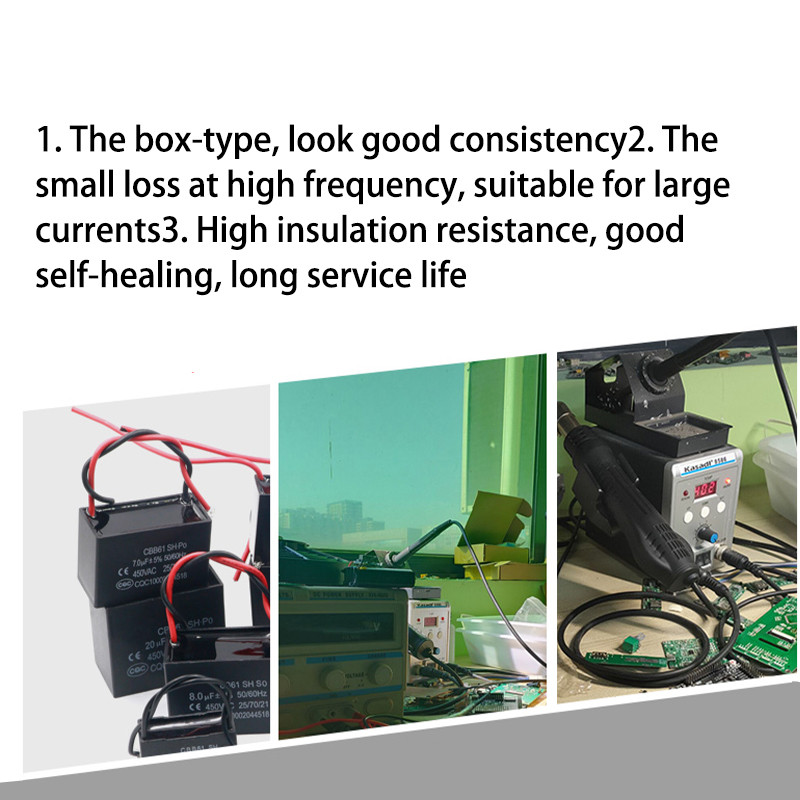 Kapasitor Segi Kotak 2.5 Uf CBB61 / Kapasitor Kipas Angin 2.5 Uf