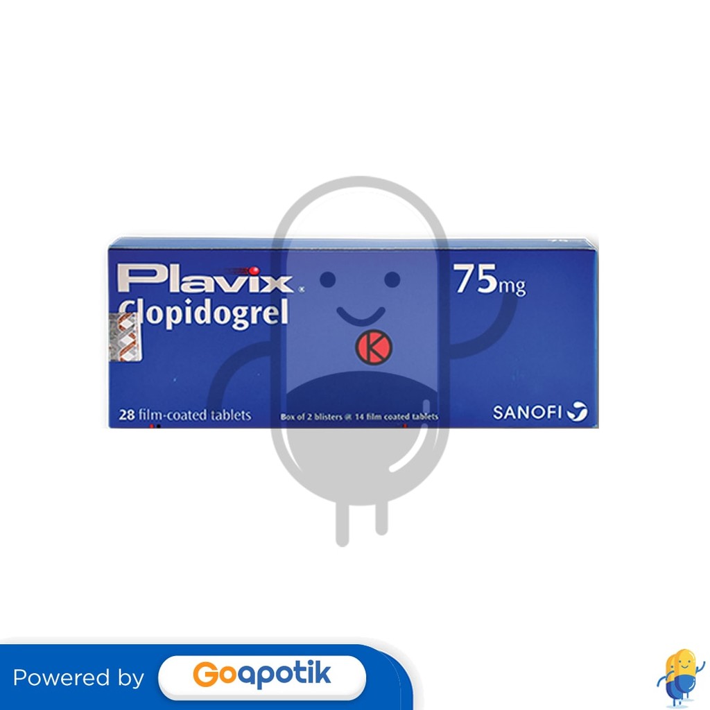 Plavix 75 Mg Box 28 Tablet
