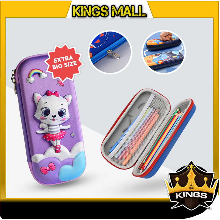 

KINGS - S5626 Kotak Alat Tulis / Tempat Pensil 3D Model Terbaru / Kotak Pensil / Tempat Pensil Anak Sekolah 3D Bahan EVA Anti Air