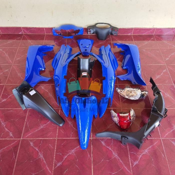 FULL BODY HALUS KASAR 1 SET LAMPU SMASH 110 OLD / LAMA BIRU