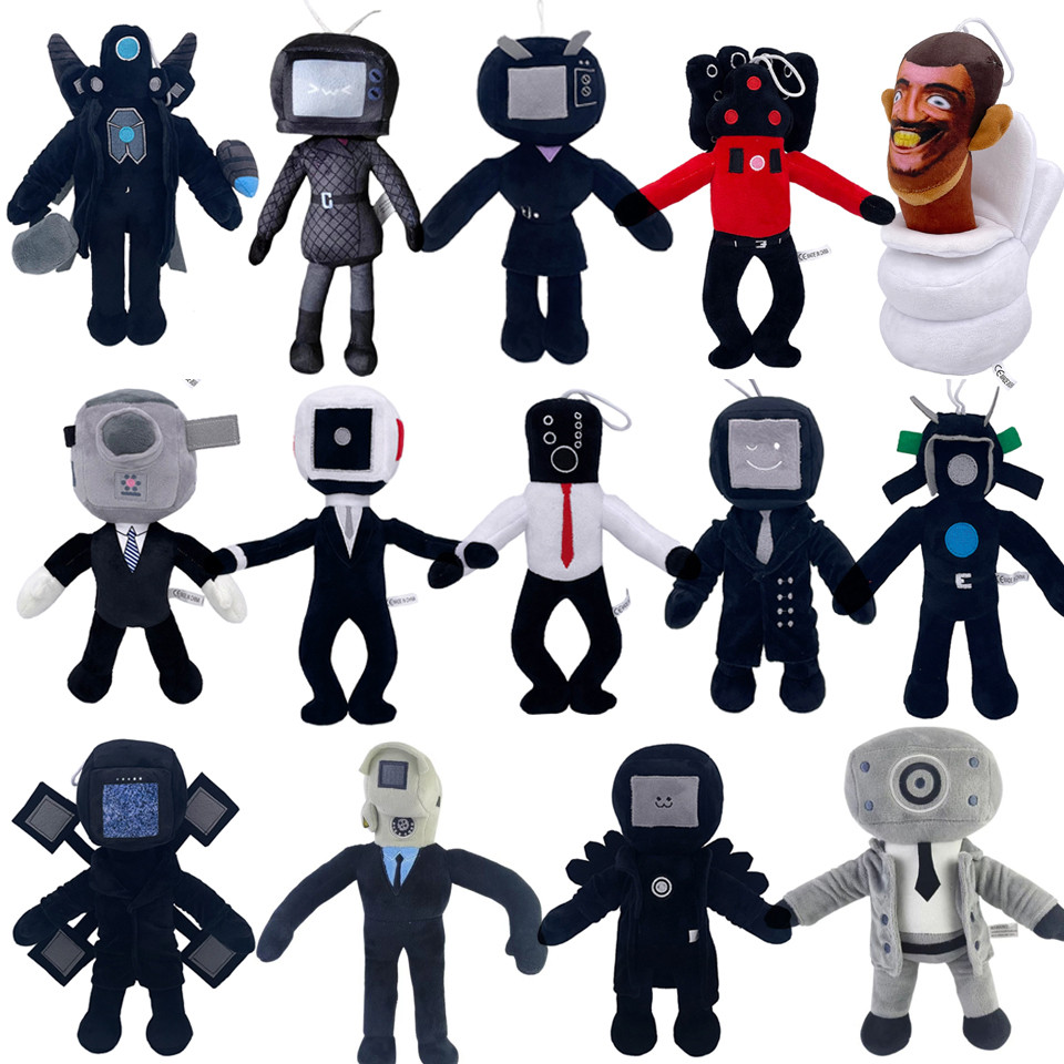 28 styles Skibidi Toilet Plush Toys Speakerman Plush Camera Man Plush New Skibidi Doll Stuffed Toy S