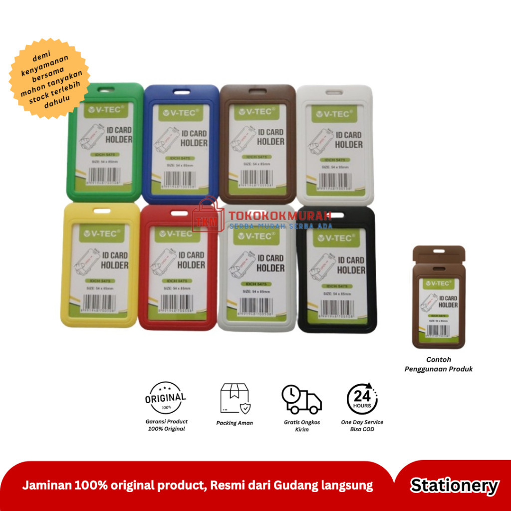 

V-TEC ID CARD HOLDER TYPE IDCH 5475