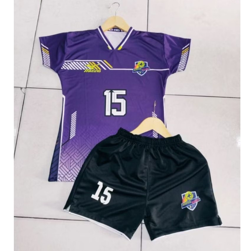 FHIRMAN.CO Promo Set Jersey Voli Cewek Baju voli Printing Set Jersey Bola