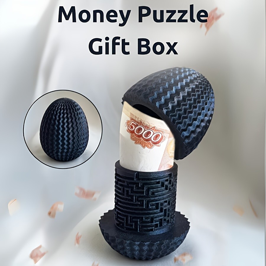 

Creative Money Maze Puzzle Box - Perfect for cash gifts, unique gift giving ideas, ideal gifts for , birthdays, Easter