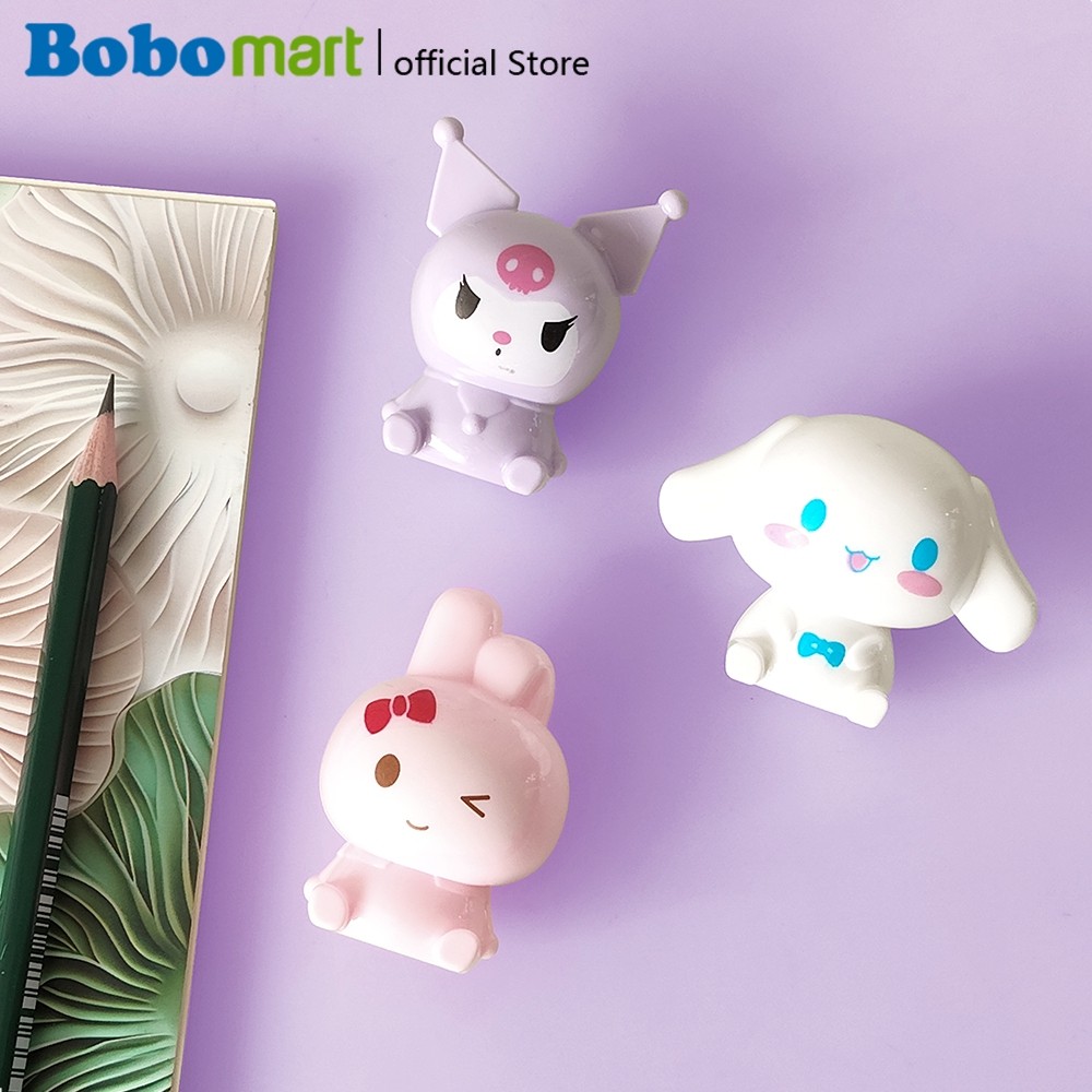 

BOBOMART Sharpener Rautan Serutan Sanrio Lucu Kuromi Melody Anak-Anak CL-158