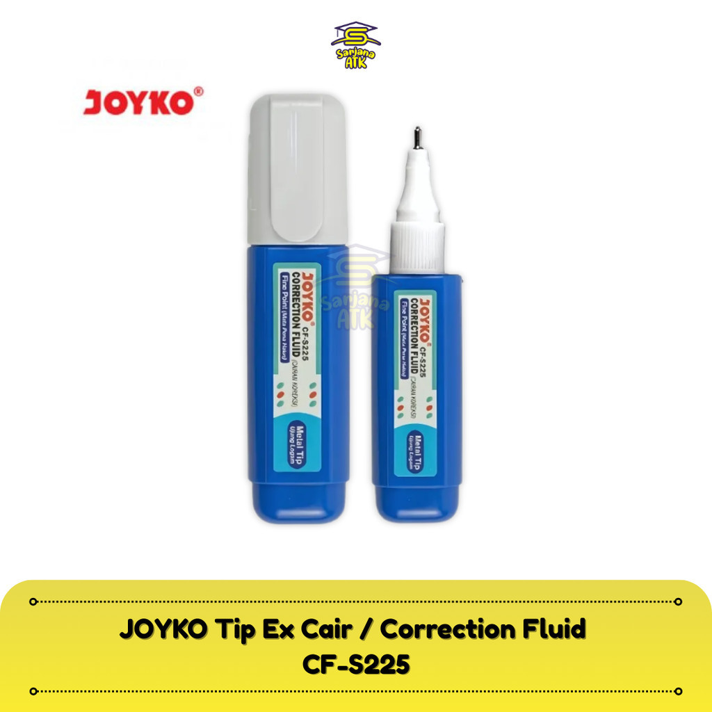 

JOYKO Correction Fluid / Cairan Koreksi Penghapus Tip Ex Cair CF-S225