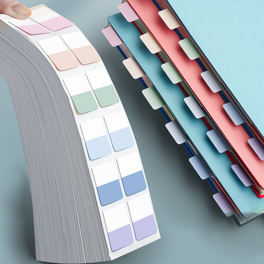 

240 pcs Multicolor Sticky Writable Removable Index Tabs Markers Bookmark Notes