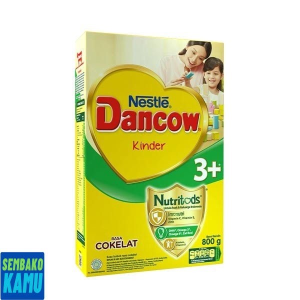 

Dancow Chocolate Prebio 3 + Box 800 gr - Susu Cokelat