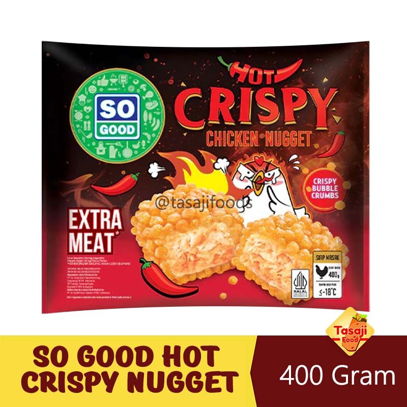 

So Good Hot Crispy Chicken Nugget 400 Gram