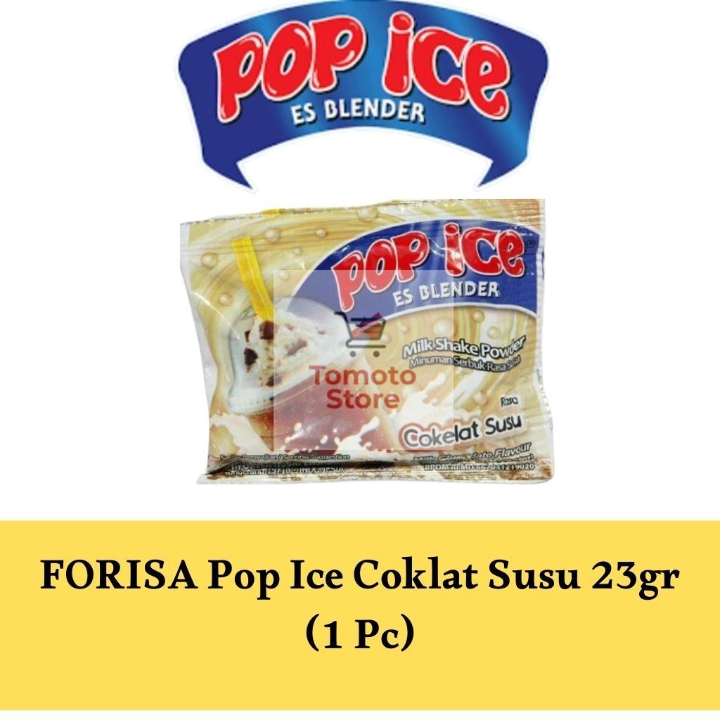

✨ TOMOTOSTORE ✨ FORISA Pop Ice Blender Reguler 23 gr - Choco Milk/Coklat Susu