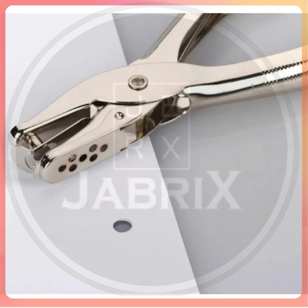 

《 JABRIX 》 Pembolong Kertas/Plastik - Alat Pembolong Kertas 8mm dan 4mm - MURAH