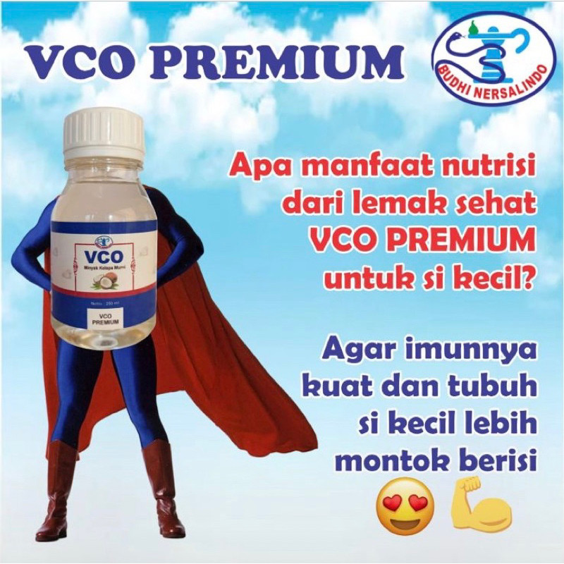 

VCO Premium vco grade A minyak kelapa vco virgin coconut oil by budhi nersalindo