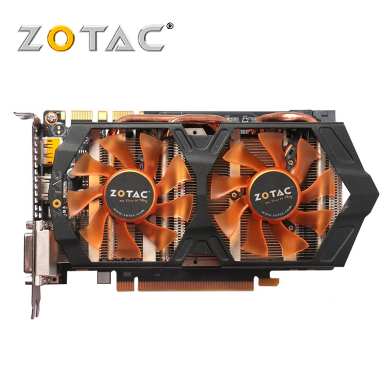 Original ZOTAC Graphics Cards GeForce GTX 660 2GB GPU 192Bit GDDR5 Video Card for nVIDIA Map GTX660 