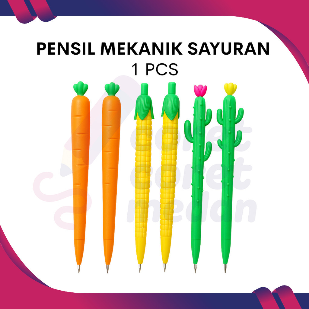 

PENSIL MEKANIK CETEK FANCY MOTIF SAYURAN BISA PILIH PER PCS