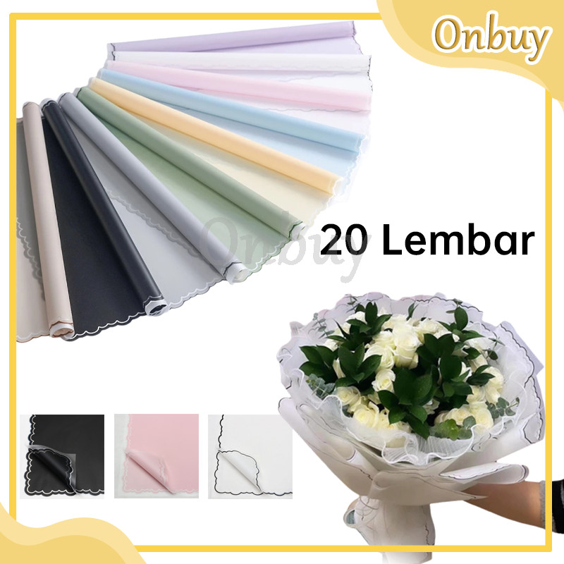

20PCS Kertas Buket Bunga Cloud Flower Wrapping Paper Cellophane Florist