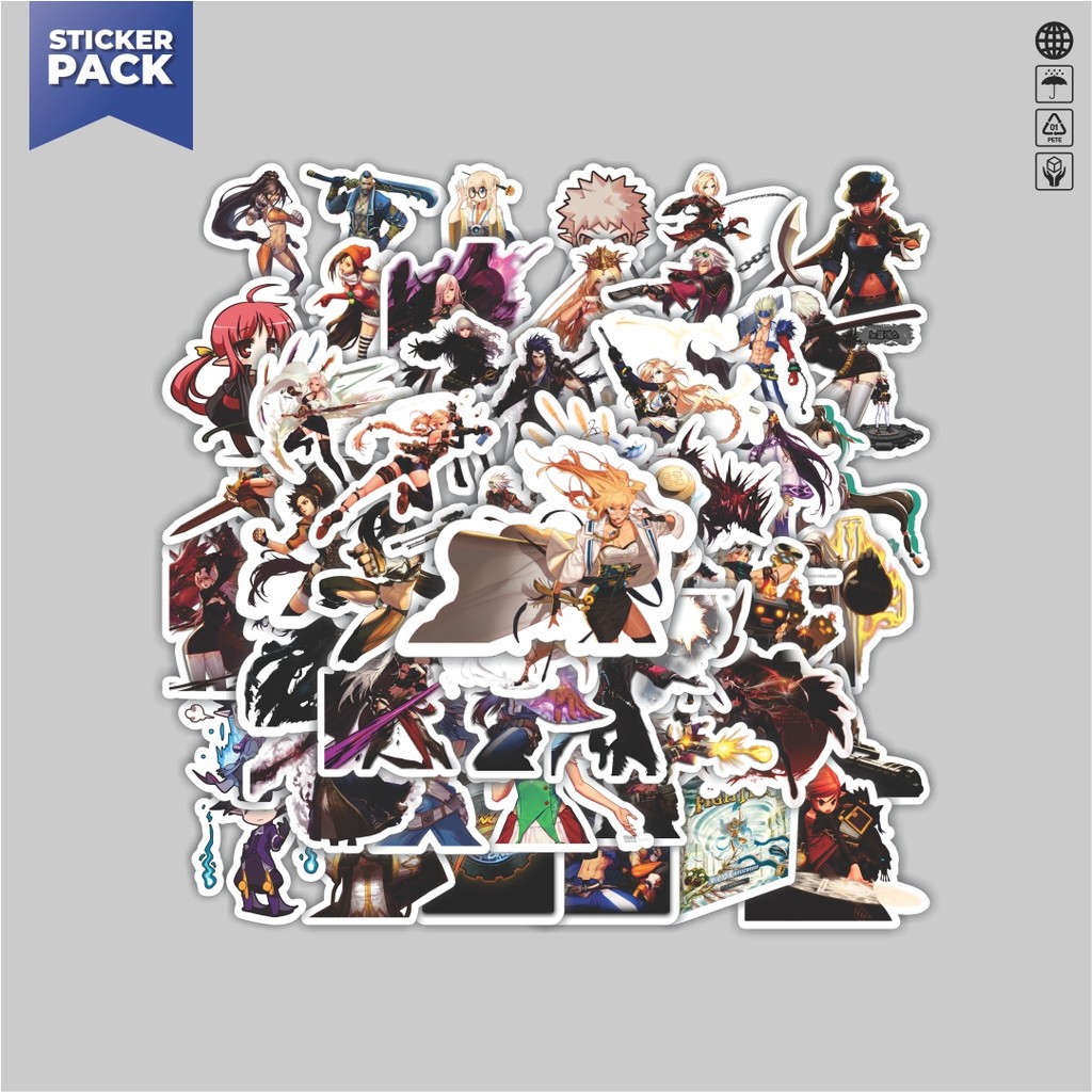 

[100PCS]Stiker Pack Stiker Game Series Dungeon Fighter Karakter MIX 1 Aesthetic Vinyl Anti Air Dekorasi Sticker Laptop Buku Journal Koper Helm Casing HP Gitar Helm Skateboard