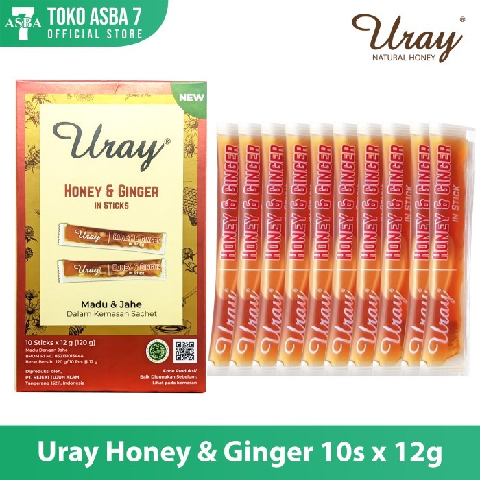 

MADU URAY HONEY GINGER 10 S 120GR