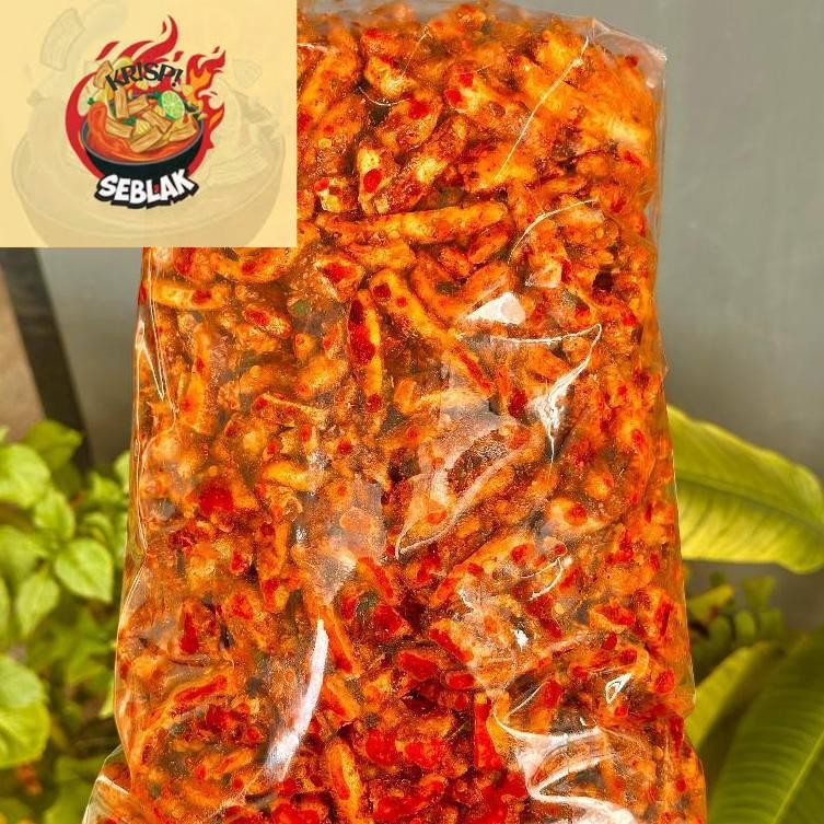 

(Seblak krispi) BASRENG VIRAL BANDUNG 1KG PEDAS DAUN JERUK BUMBU MELIMPAH CABE ASLI Seblak