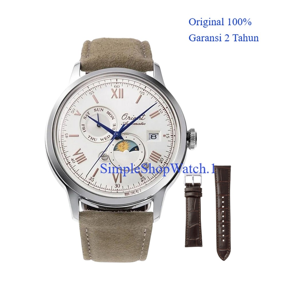 Original 100% Jam Tangan Orient  RA-AK0808S30B Classic Bambino 75th Anniversary Orient RA-AK0808S Su
