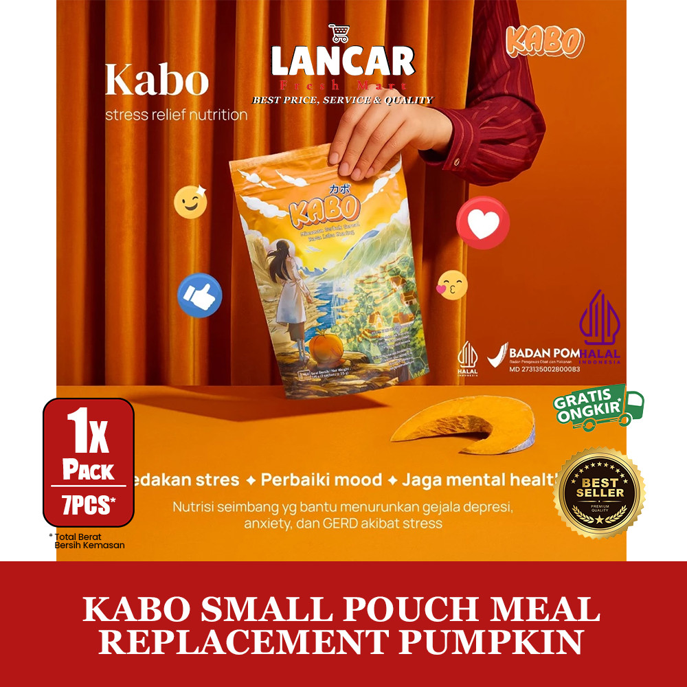 

KABO SMALL POUCH 7 SACHET - MEAL REPLACAMENT MULTIGRAIN PUMPKINN