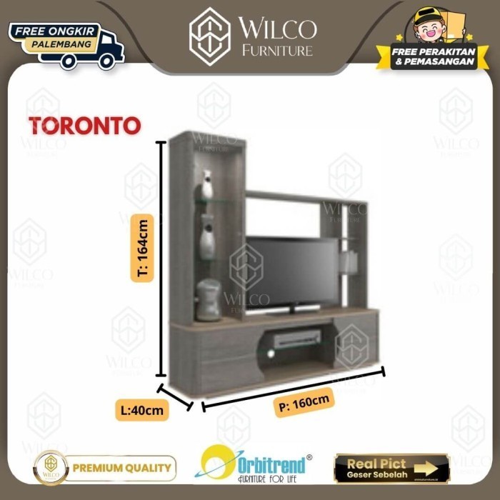 Bufet TV Orbitrend Toronto / Lemari Hias TV Modern / Meja TV Orbitrend Palembang