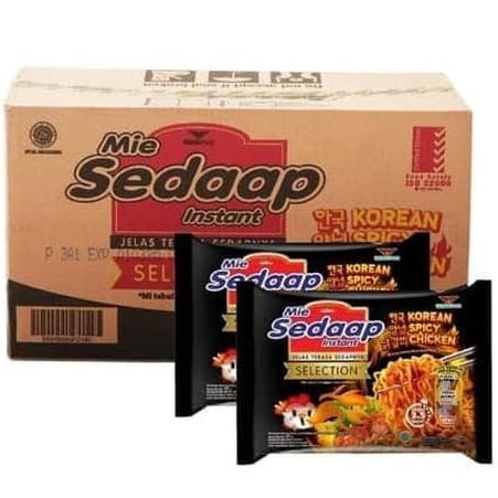 

Mie Sedaap Korea Goreng 1 dus isi 40