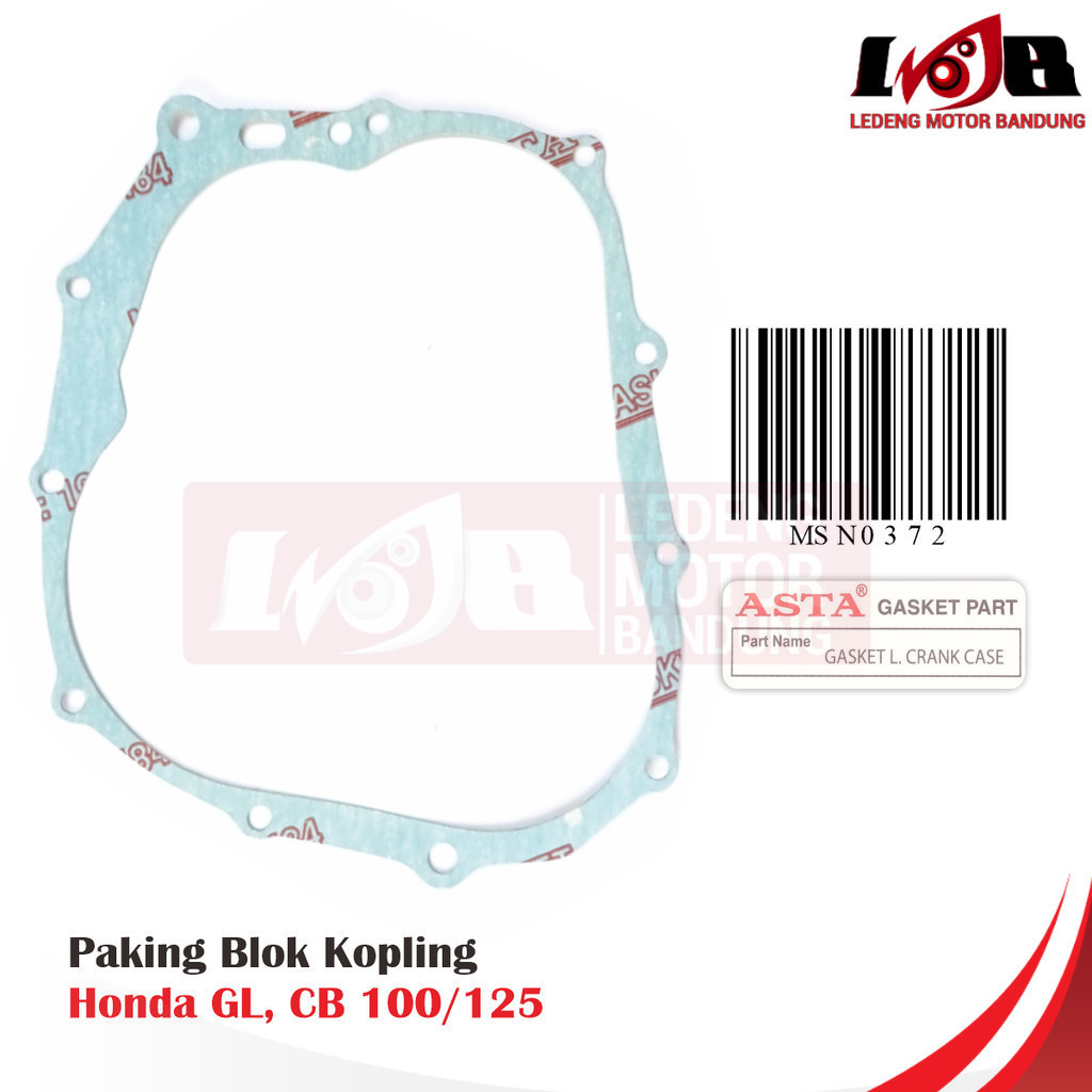 Gasket Paking Blok Kopling CB100 CB125 CG100 CG125 CB CG 100 125 Lokal