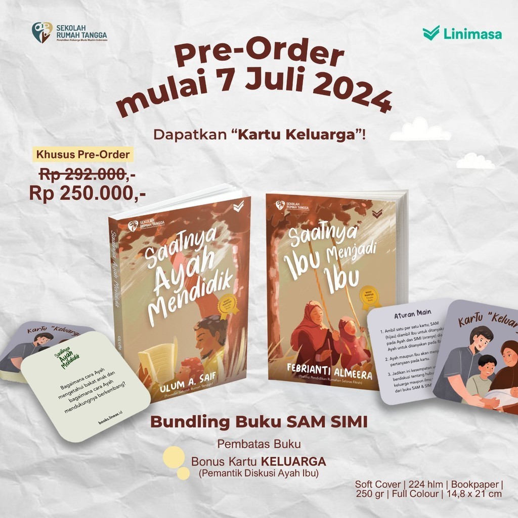 Buku Saatnya Ayah Mendidik & Saatnya Ibu Menjadi Ibu