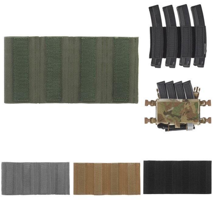 Spiritus Systems Repro - MK4 Submachine G un Quad MP5 Mag azine Insert Pouch - SMG Kantong Plate Car