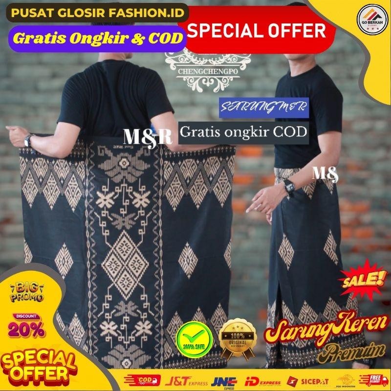 Hot Promo Sarung batik MR /sarung batik santri / Sarung batik terviral
