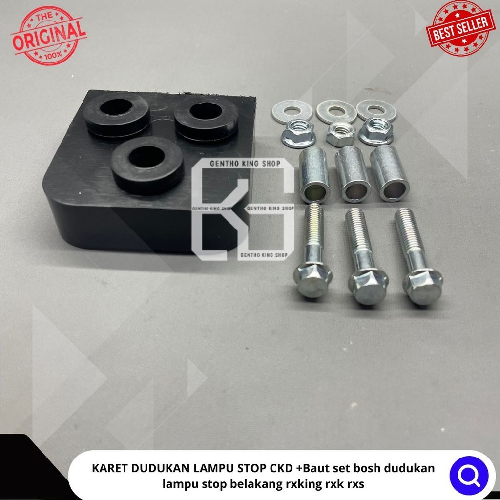 Karet dudukan lampu stop ckd set baut Yamaha RX-King RX king rxk rxs