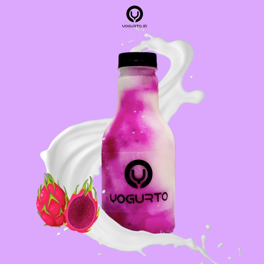 

Yogurto Wonderful DragonFruit Yogurt Buah Naga Minuman Kesehatan Kulit Pencernaan Buah Asli 250ml