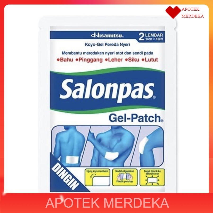 Salonpas Gel Patch / Salonpas GEL PATCH 1 SACHET 2 LEMBAR