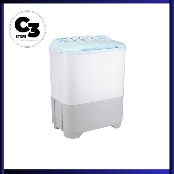 SHARP Mesin Cuci 2 Tabung 9 Kg EST-90MW low watt 9KG 2 TABUNG 90MW 9 KG PURE MAGIC LOW WATT