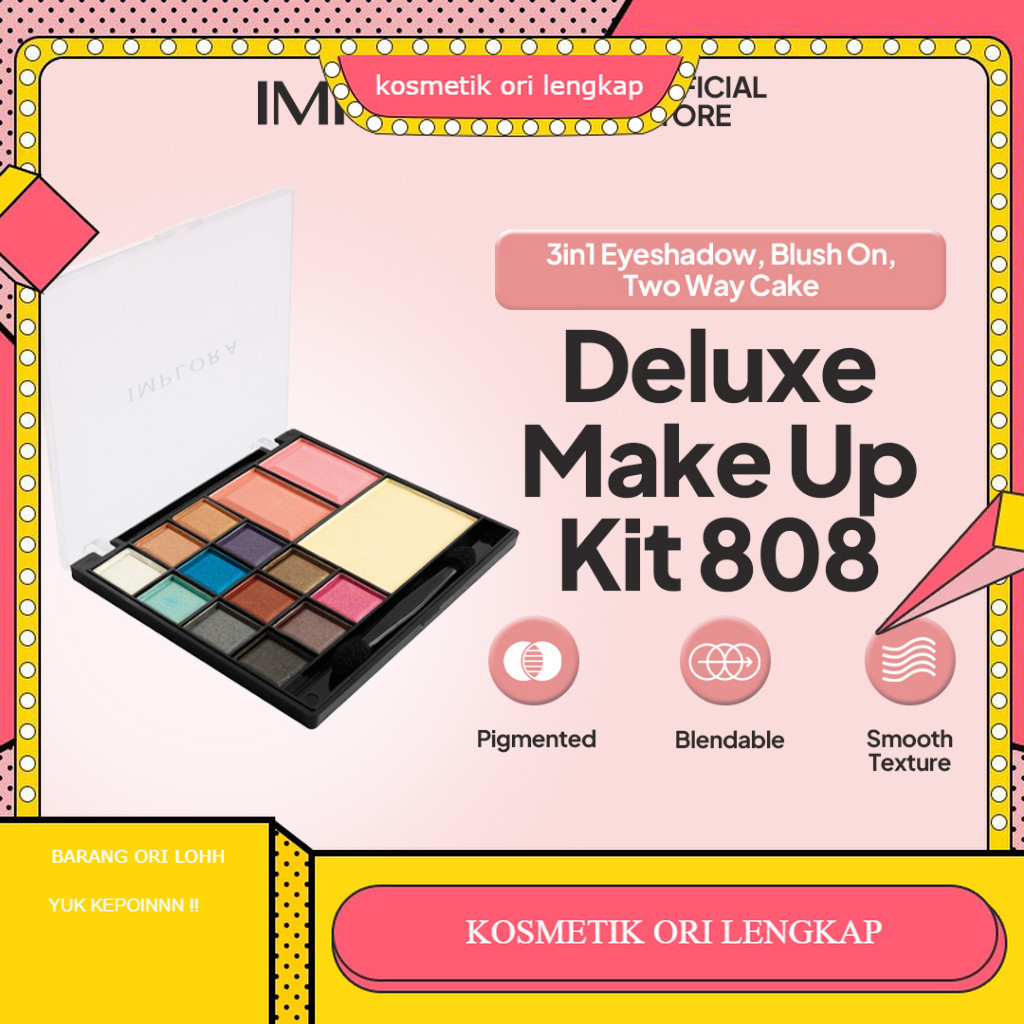 Implora Deluxe Make Up Kit 808  | eyeshadow pallete
