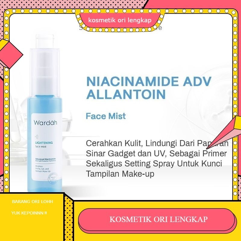 WARDAH LIGHTENING FACE MIST | face mist WARDAH 
