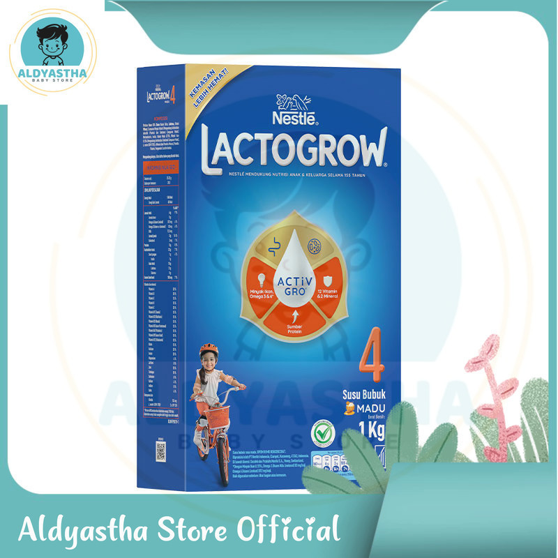 

Lactogrow 4 Madu/Vanila 1kg/Yastore