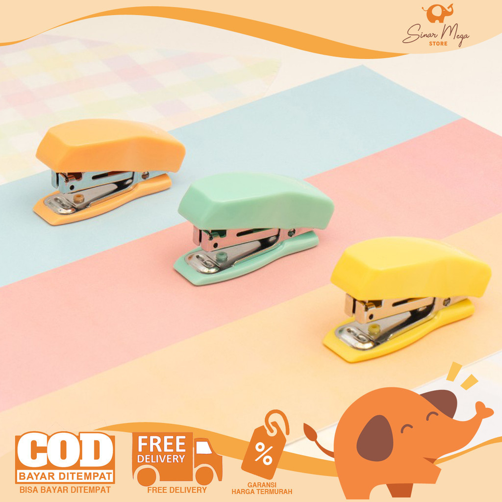 

Joyko Portable Stapler Mini ST-20 Jepretan Warna Pastel Kecil Murah Berkualitas