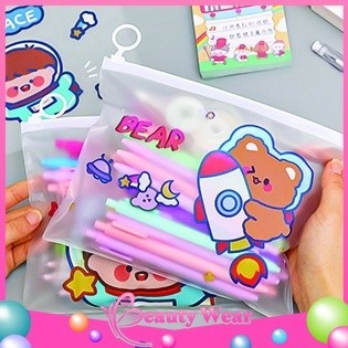 

Zipper Bag Cartoon Pouch Tempat Pensil Tas Pouch Kosmetik Transparan Pencil Motif Serbaguna