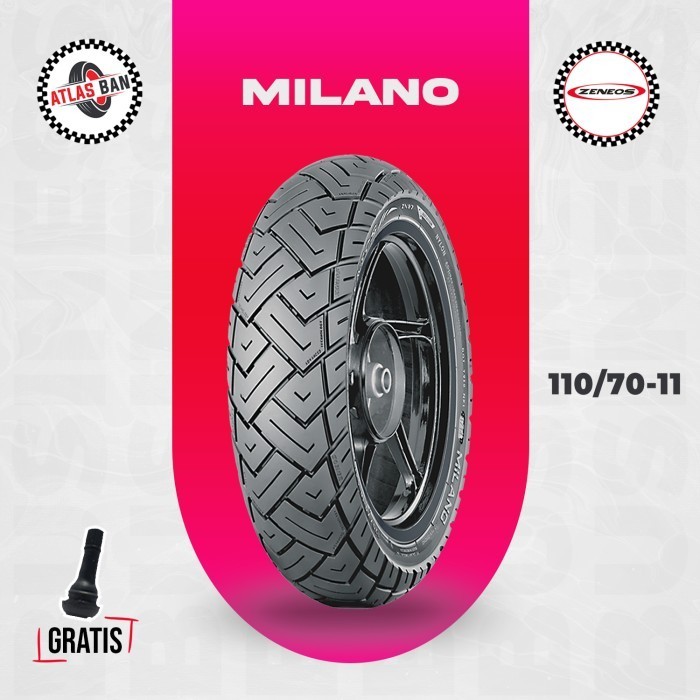 Ban Tubles Motor VESPA MATIC ZENEOS MILANO 110/70 Ring 11