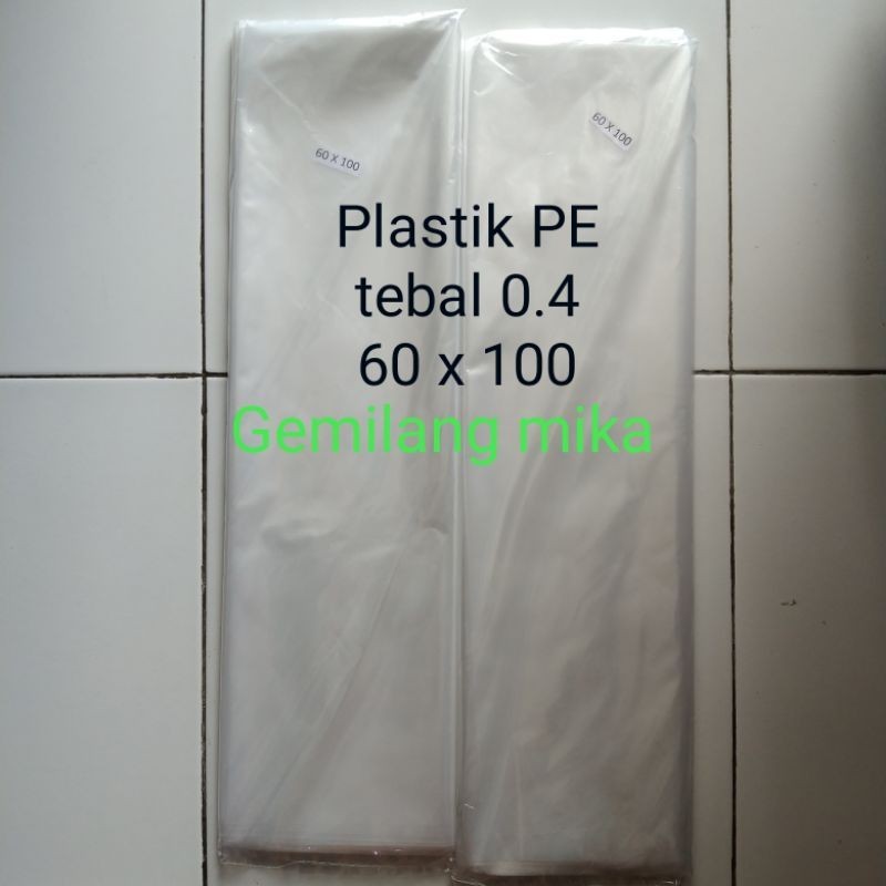 

Plastik PE bening tebal 0.4 MURAH
