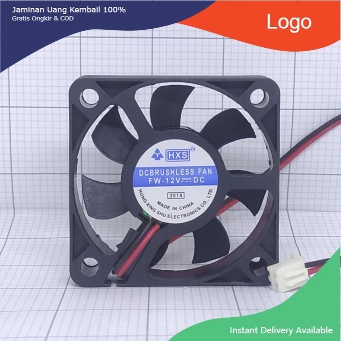 KG Fan 5x5 / Fan DC 5x5 / Fan 5x5 DC / Fan 5 x 5 DC 12V / Kipas DC 5cm ok