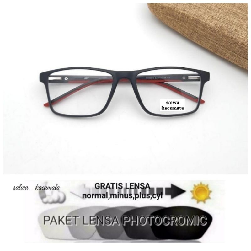 v3 BARU frame kacamata pria sporty paket lensa Photocromic / kacamata minus pria