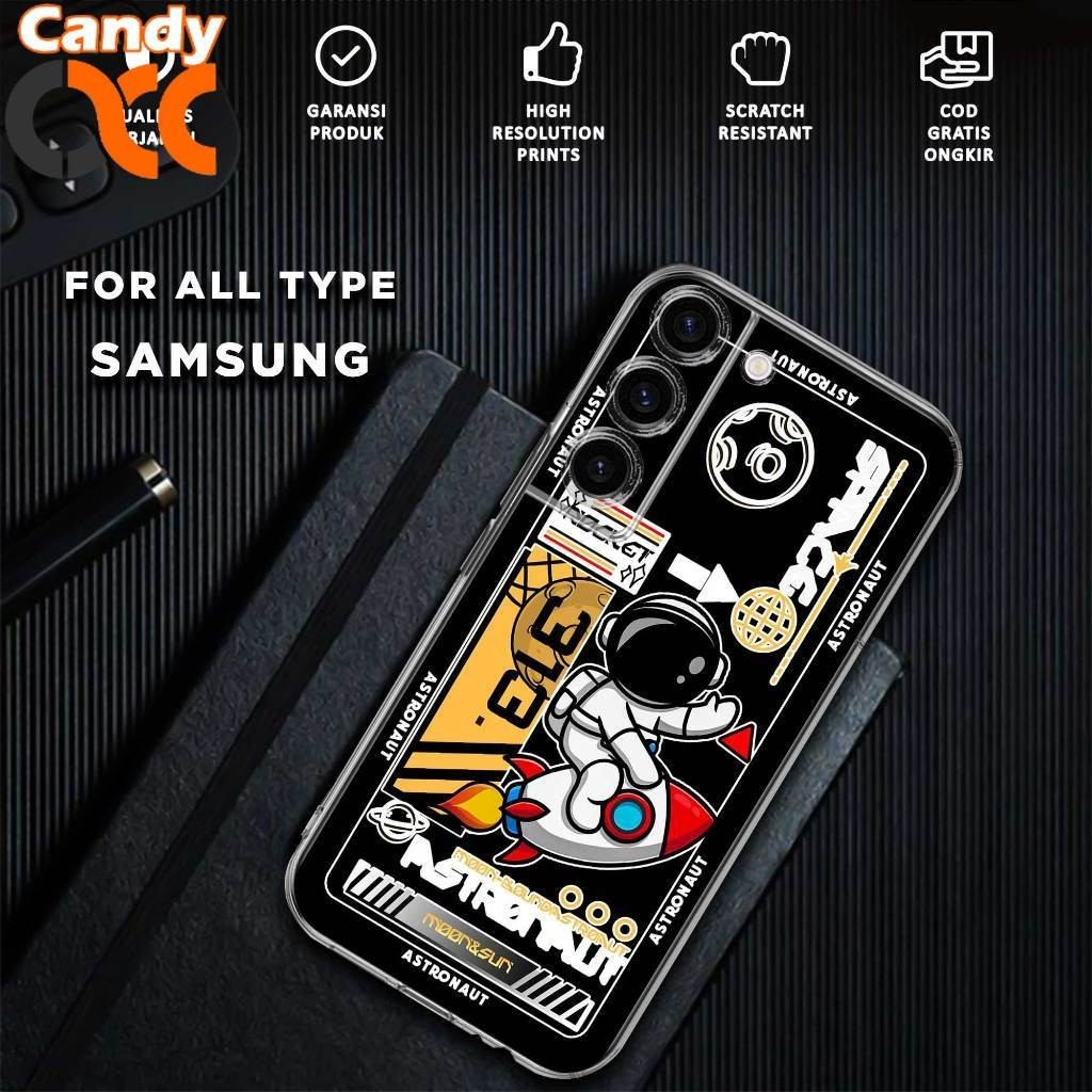 Case SAMSUNG M14 M20 M21 M22 M23 M31 M32 M33 M53 Motif [ASTRONOT] - Casing Hp - Terlaris Murah Clear