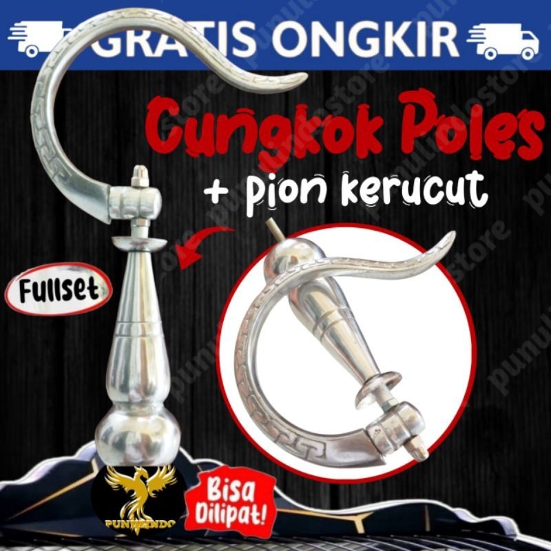 Gantungan Sangkar Lipat Cungkok Fullset Pion Kerucut Kandang Sangkar Burung
