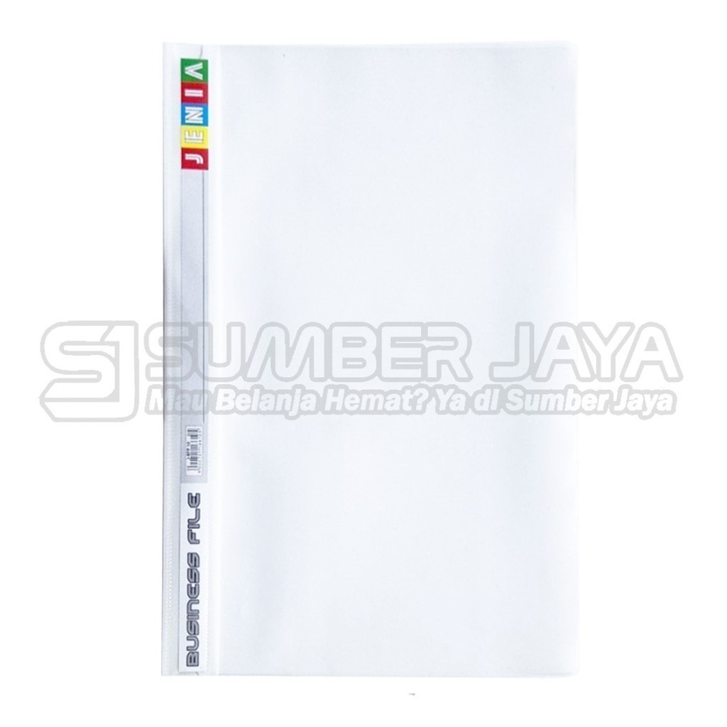 Map Business File Jenia F4 / Folio Plastik File Organizer Polos Warna