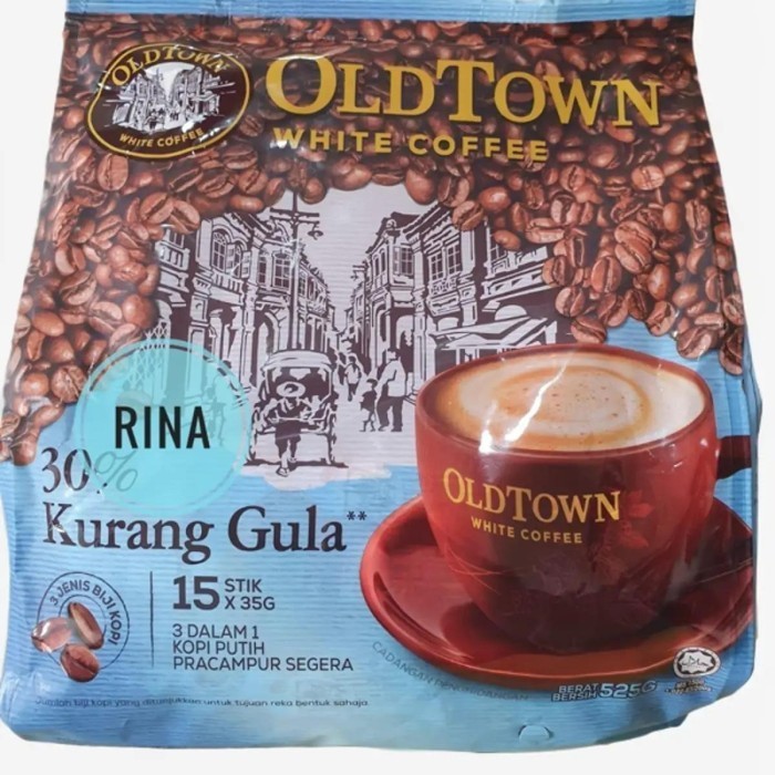 

NW Old Town Less Sugar 25% White Coffee Kopi Rendah Gula Tanpa Ampas
